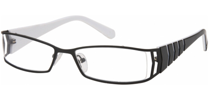 Semi Rimless Glasses 437 --> Black