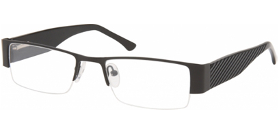 Semi Rimless Glasses 440 --> Black