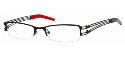 Semi Rimless Glasses 449 --> Black