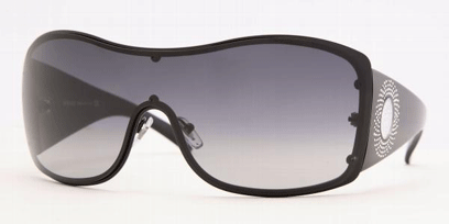 Versace Sunglasses 2082BVE --> Black Glitter Gray