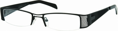 Semi Rimless Glasses 456 --> Black
