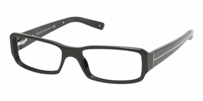Prada Designer Glasses PR 02MV --> Black