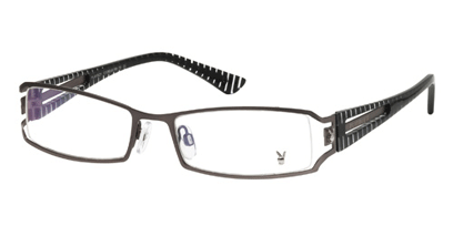 PlayBoy Designer Glasses PB 70 --> Gun-Black