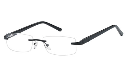 Rimless Glasses 213 --> Black